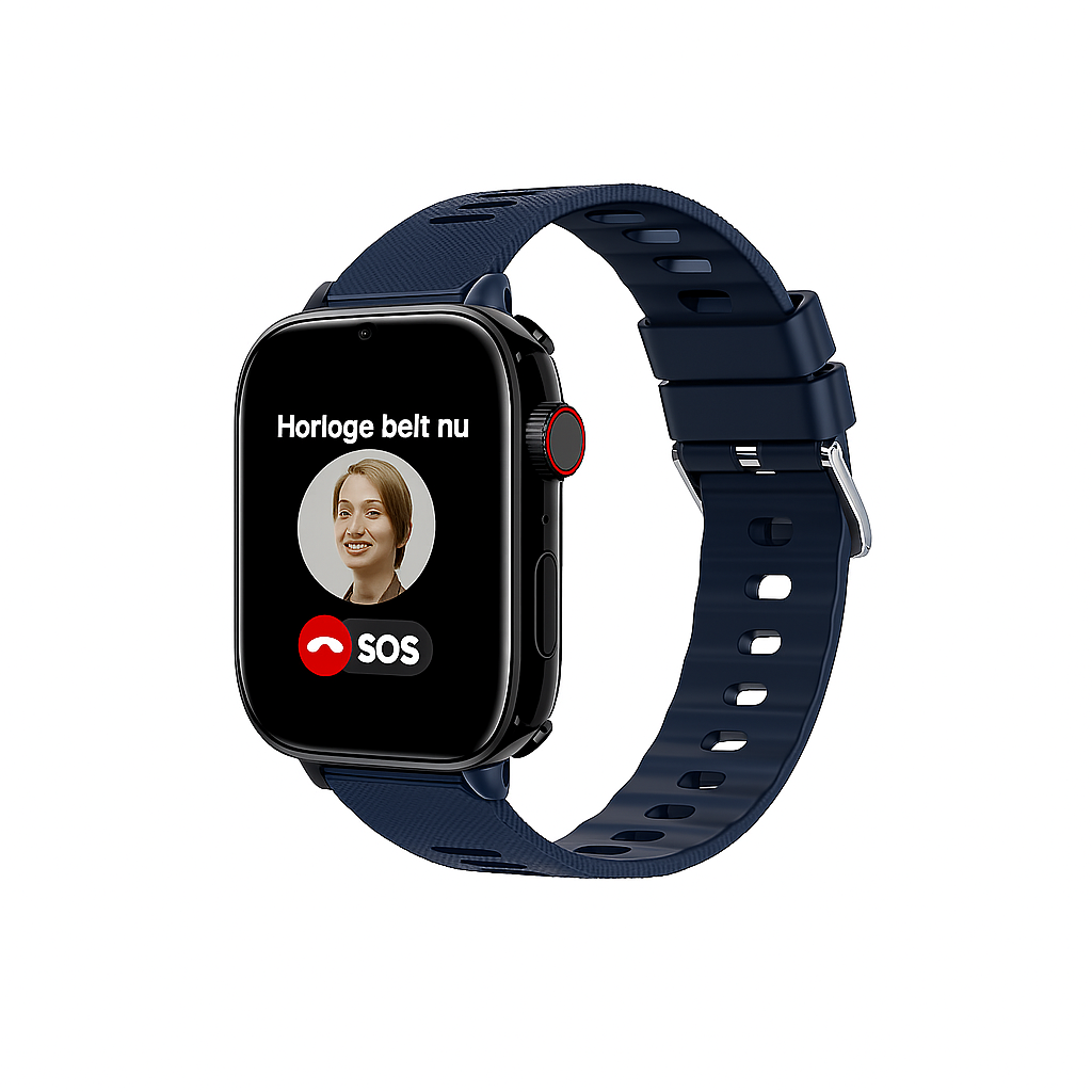 Alarm Horloge Ouderen 4G Deluxe - Blauw - PC24