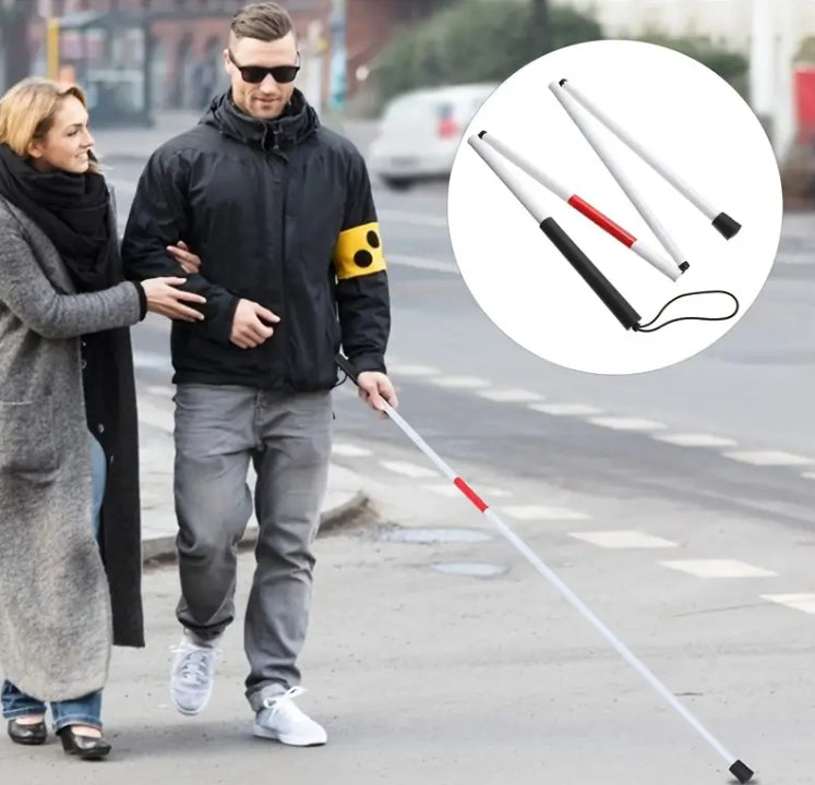 Opvouwbare Blindengeleide stok