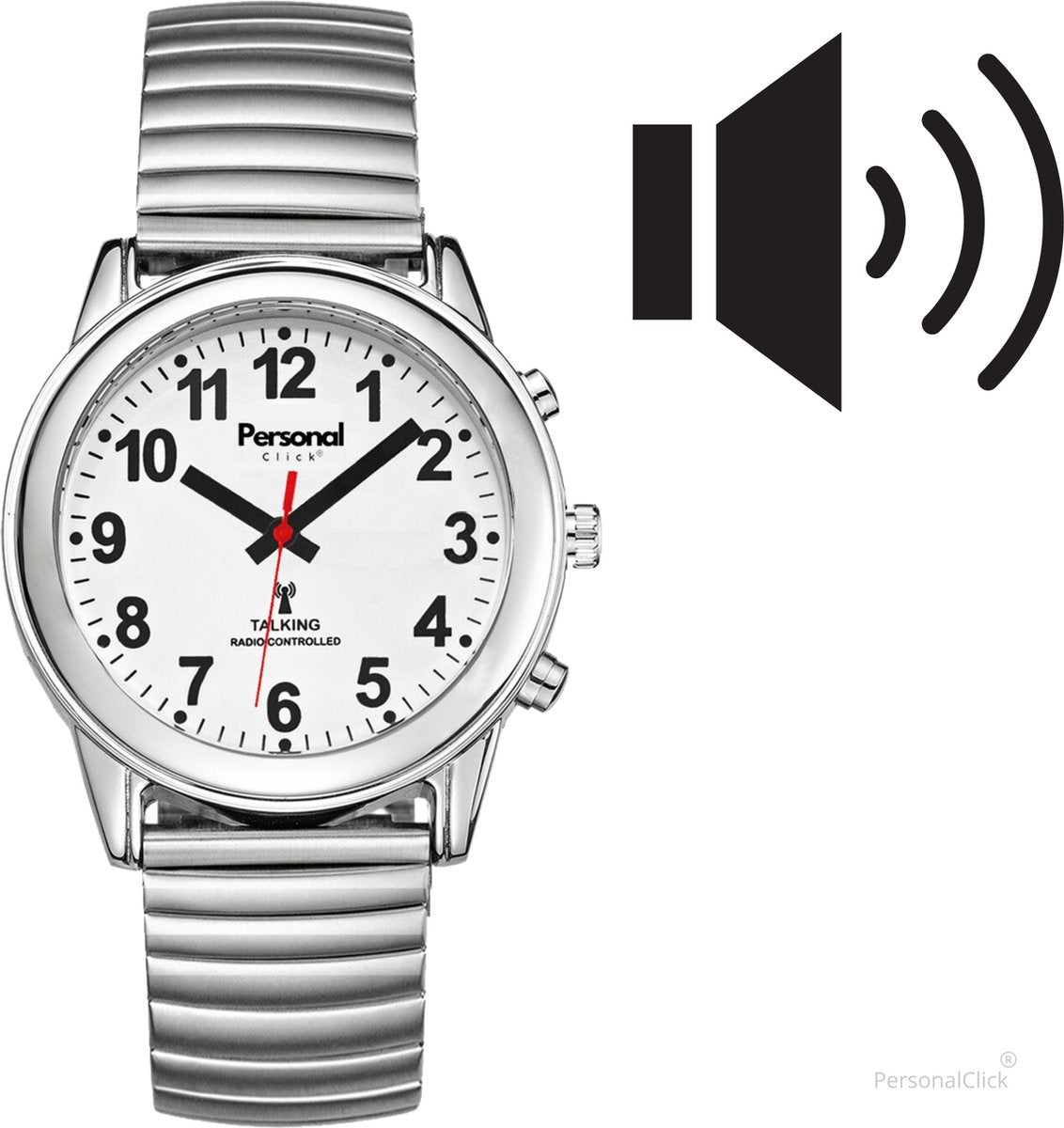 Nederlands Sprekend Horloge Deluxe Zilver - SH10